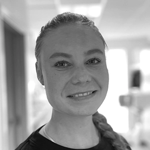 Julie er VSP på Evidensia Trekanten Dyrehospital