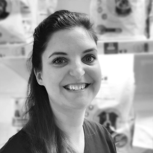 Mie er Autoriserede Veterinærsygeplejerske på Evidensia Dahlgaard Dyreklinik