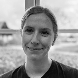 Sarah arbejder som dyrlæge på Evidensia Dahlgaard Dyreklinik.