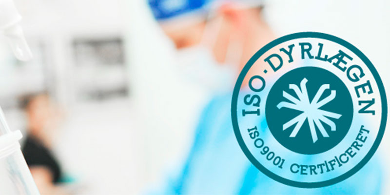 ISO dyrlægen Evidensia Karlslunde Dyrehospital