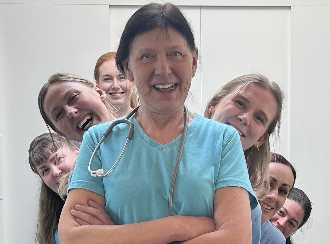 Medarbejdere fra Evidensia Hornbæk Dyrehospital