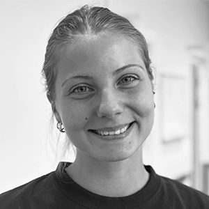 Cecilie arbejder som Aut. Veterinærsygeplejerske på Evidensia Karlslunde Dyrehospital.